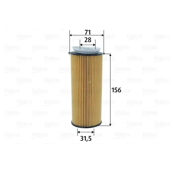 Valeo Yağ Filtresi – 586603 / OEM 11427808443