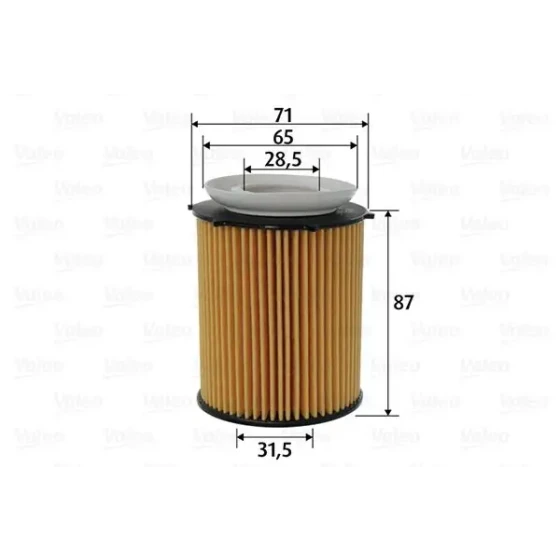 Valeo Yağ Filtresi – 586618 / OEM A2701800009 ürün görseli