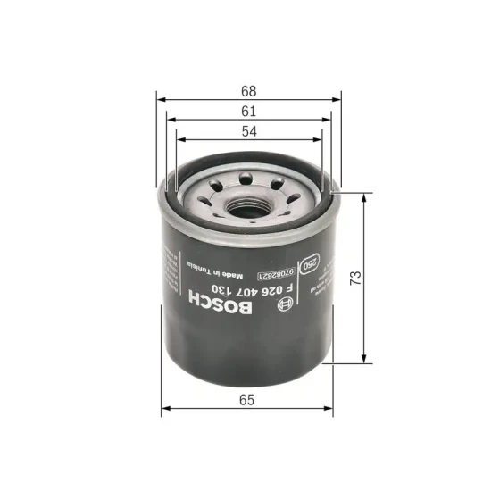 Bosch Yağ Filtresi – F026407130 / OEM 96475855 ürün görseli