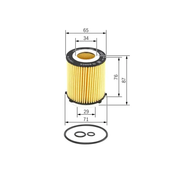 Bosch Yağ Filtresi – F026407166 ürün görseli