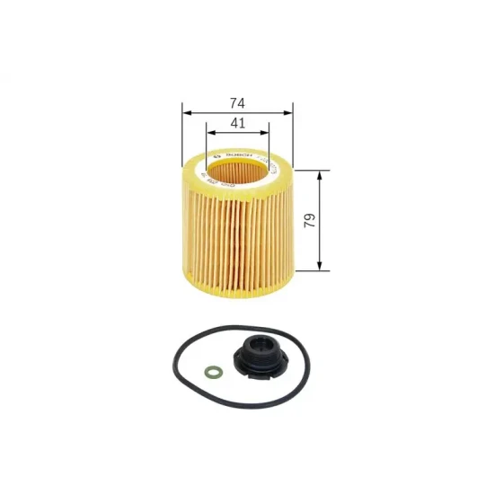 Bosch Yağ Filtresi – F026407175 / OEM 11427953125 ürün görseli