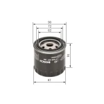 Bosch Yağ Filtresi – F026407184