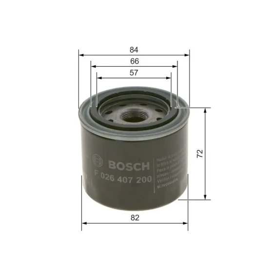 Bosch Yağ Filtresi – F026407200 ürün görseli