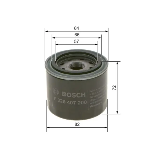 Bosch Yağ Filtresi – F026407200