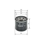 Bosch Yağ Filtresi – F026407209