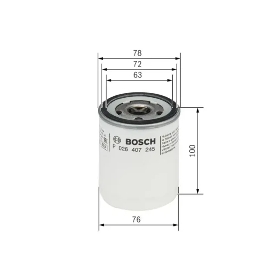 Bosch Yağ Filtresi – F026407245 / OEM GK2Q6714AA ürün görseli