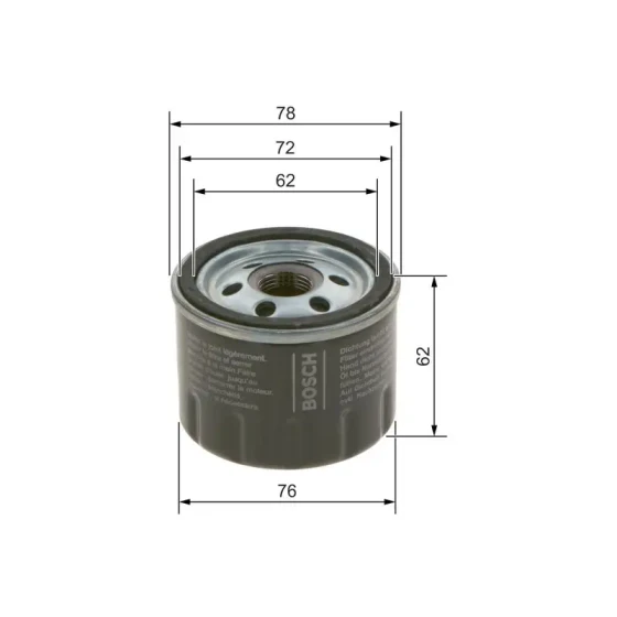 Bosch Yağ Filtresi – F026407279 / OEM H6BG6714BA ürün görseli