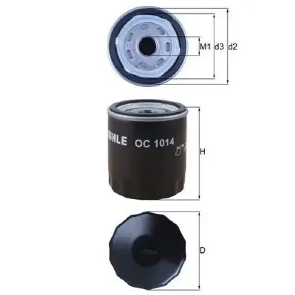 Mahle Yağ Filtresi – OC1014