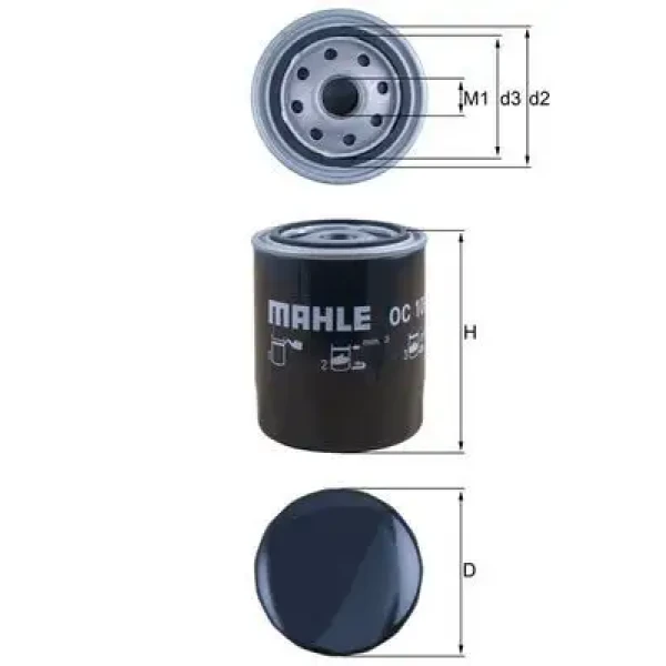 Mahle Yağ Filtresi – OC105