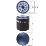 Mahle Yağ Filtresi – OC1051