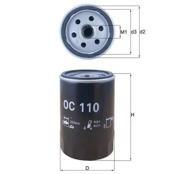 Mahle Yağ Filtresi – OC110
