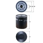 Mahle Yağ Filtresi – OC1291 / OEM 03L115561A