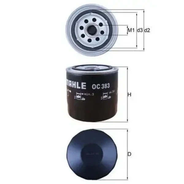 Mahle Yağ Filtresi – OC383