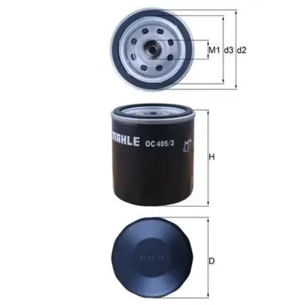 Mahle Yağ Filtresi – OC405/3