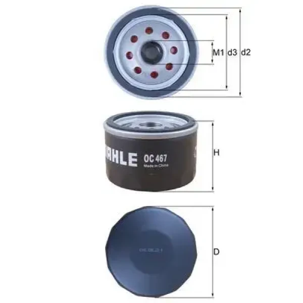 Mahle Yağ Filtresi – OC467
