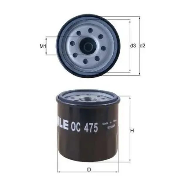 Mahle Yağ Filtresi – OC475
