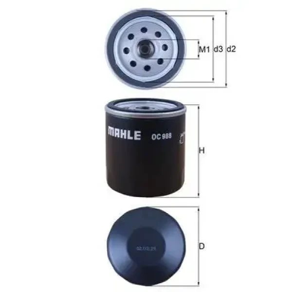 Mahle Yağ Filtresi – OC988