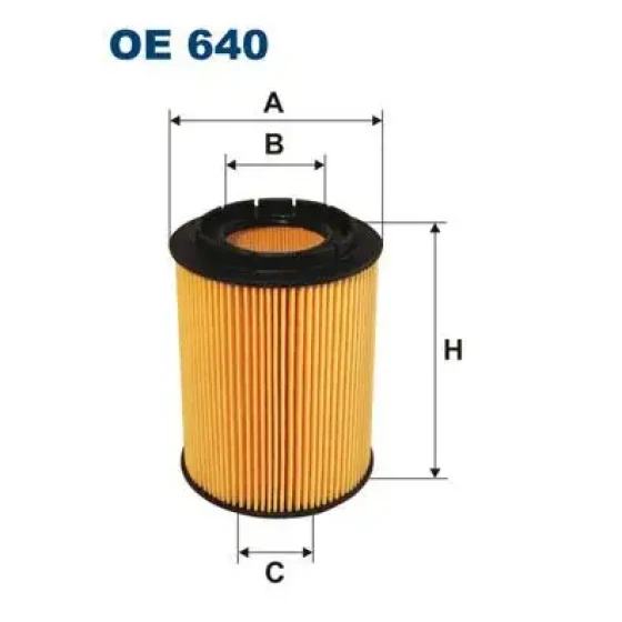 Filtron Yağ Filtresi – OE640 ürün görseli