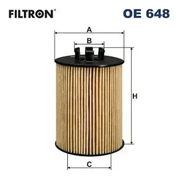 Filtron Yağ Filtresi – OE648/6