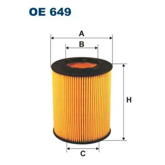 Filtron Yağ Filtresi – OE649/4 ürün görseli