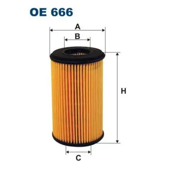 Filtron Yağ Filtresi – OE666/2 ürün görseli