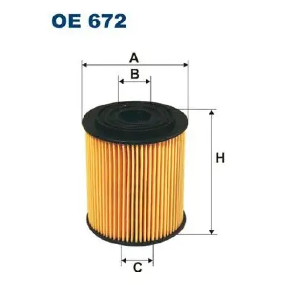Filtron Yağ Filtresi – OE672/6