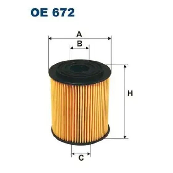 Filtron Yağ Filtresi – OE672/7A / OEM 11428575211 ürün görseli