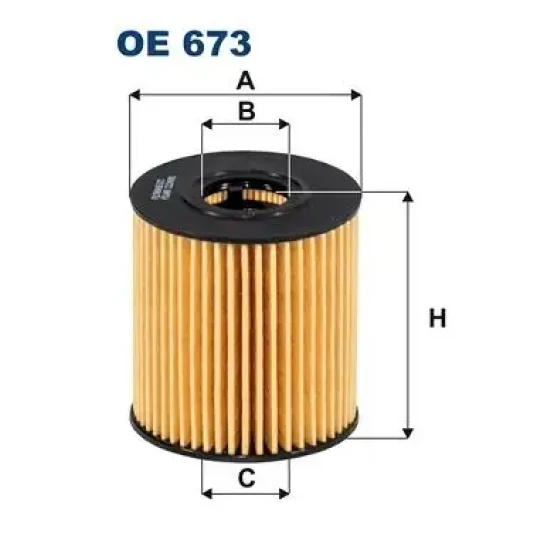 Filtron Yağ Filtresi – OE673 ürün görseli