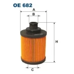 Filtron Yağ Filtresi – OE682/4 / OEM 93745801