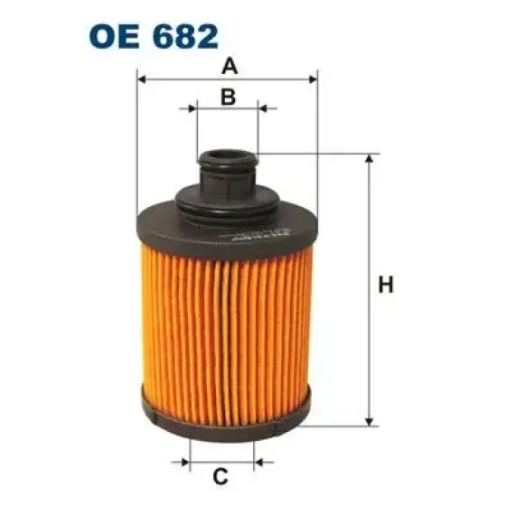 Filtron Yağ Filtresi – OE682/4 / OEM 93745801 ürün görseli