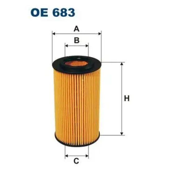 Filtron Yağ Filtresi – OE683/1 / OEM 15430RSRE01 ürün görseli