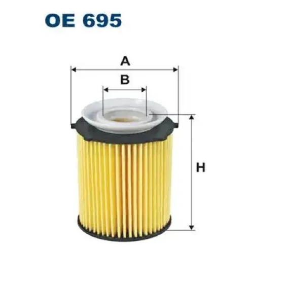 Filtron Yağ Filtresi – OE695 ürün görseli