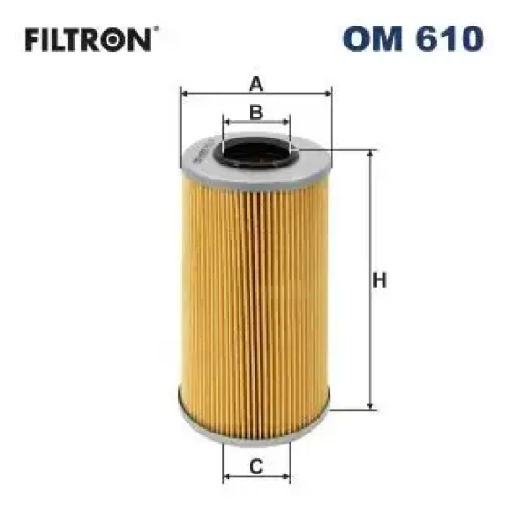 Filtron Yağ Filtresi – OM610 ürün görseli