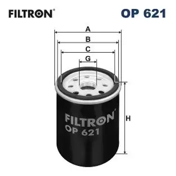 Filtron Yağ Filtresi – OP621 ürün görseli