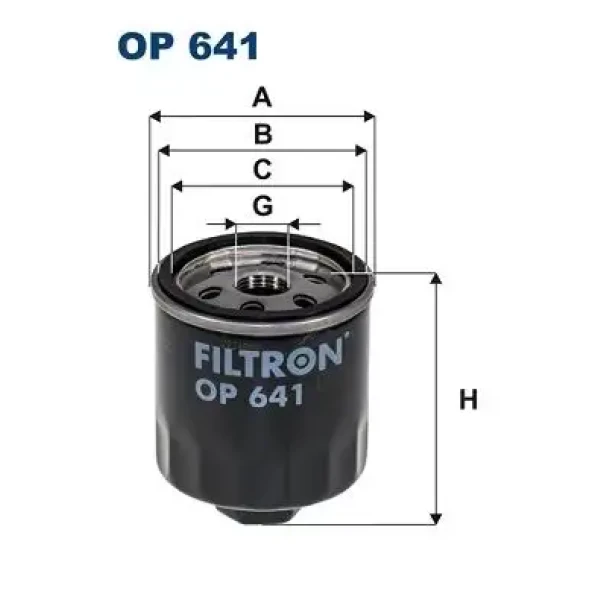 Filtron Yağ Filtresi – OP641