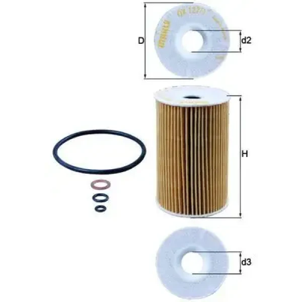 Mahle Yağ Filtresi – OX127/1D