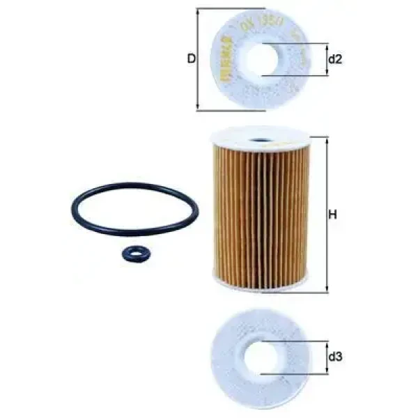 Mahle Yağ Filtresi – OX135/1D
