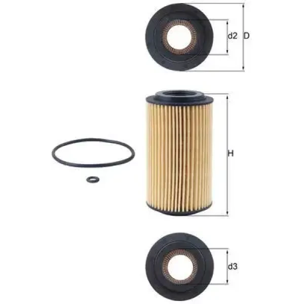 Mahle Yağ Filtresi – OX153/D1