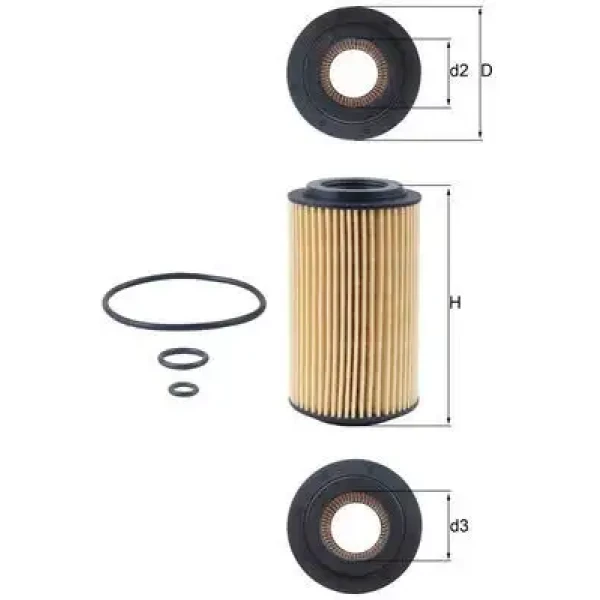 Mahle Yağ Filtresi – OX153D3