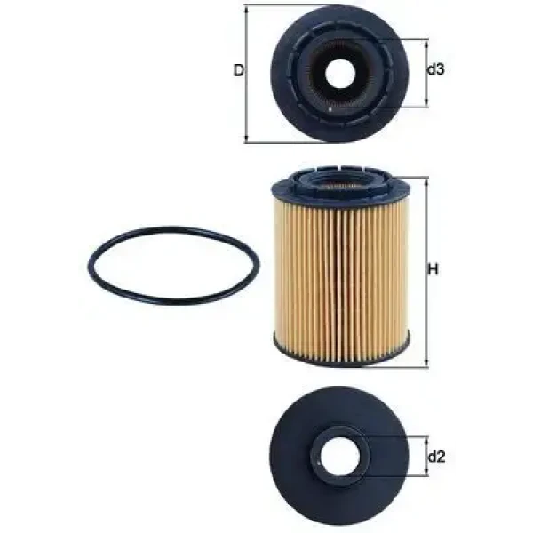 Mahle Yağ Filtresi – OX160D