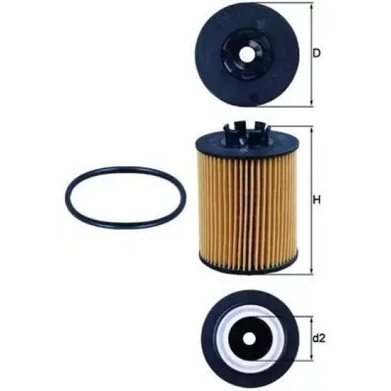 Mahle Yağ Filtresi – OX173/2D ürün görseli
