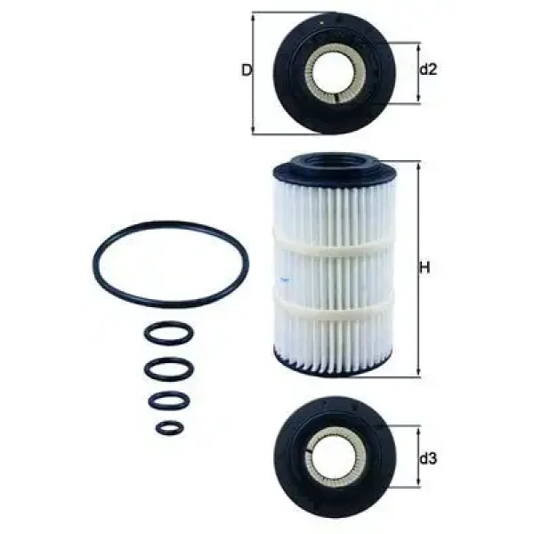 Mahle Yağ Filtresi – OX345/7D