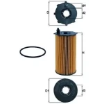 Mahle Yağ Filtresi – OX354D