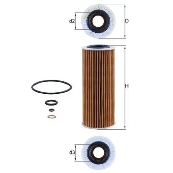 Mahle Yağ Filtresi – OX368D1
