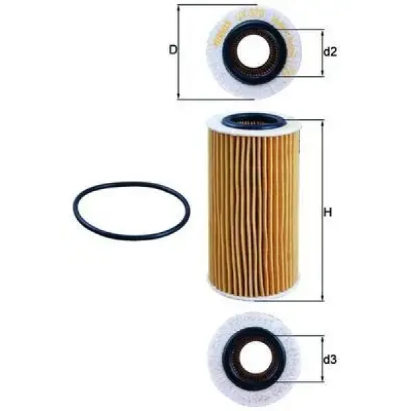 Mahle Yağ Filtresi – OX370D
