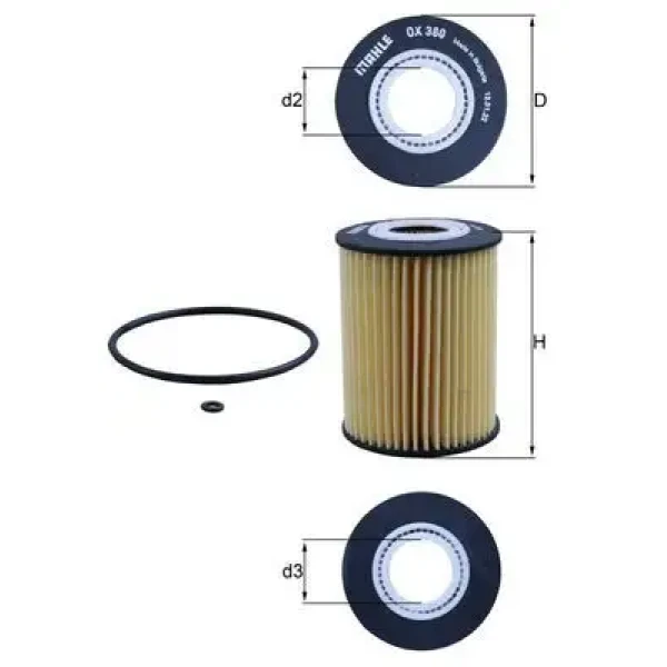 Mahle Yağ Filtresi – OX380D