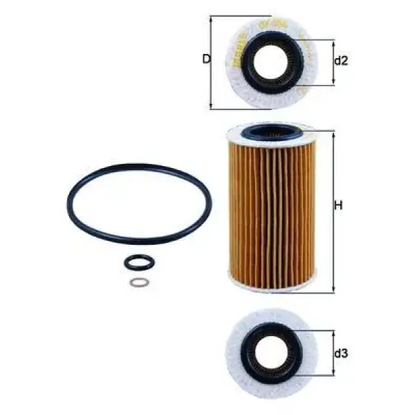 Mahle Yağ Filtresi – OX384D