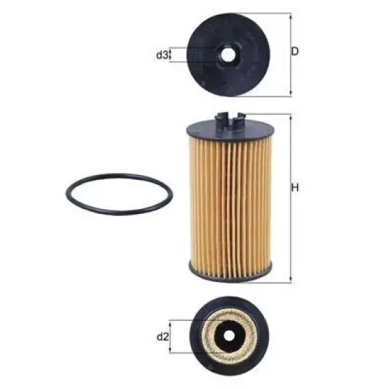 Mahle Yağ Filtresi – OX401D ürün görseli