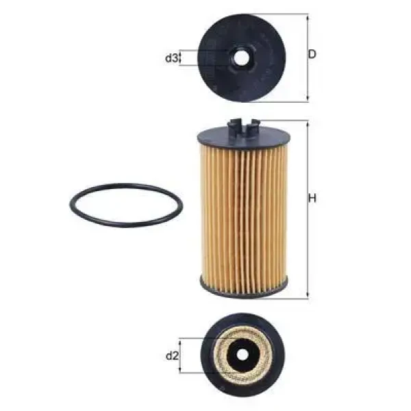 Mahle Yağ Filtresi – OX401D