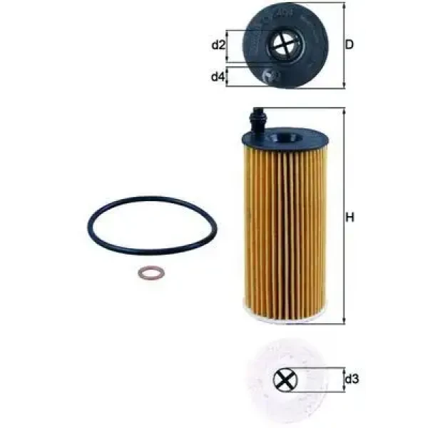Mahle Yağ Filtresi – OX404D